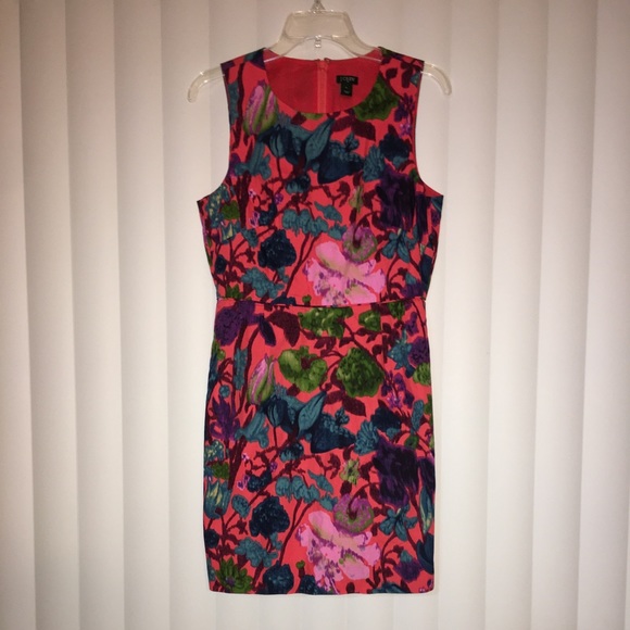 J. Crew Dresses & Skirts - J CREW STYLISH FLORAL DRESS-BEAUTIFUL COLORS.